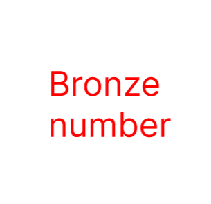 Bronze numbers.