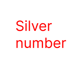 Silver numbers
