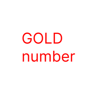 Golden numbers